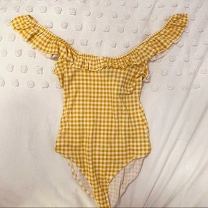 NWT Gingham Bodysuit